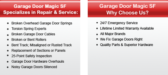Garage Door Repair Foster City Offers